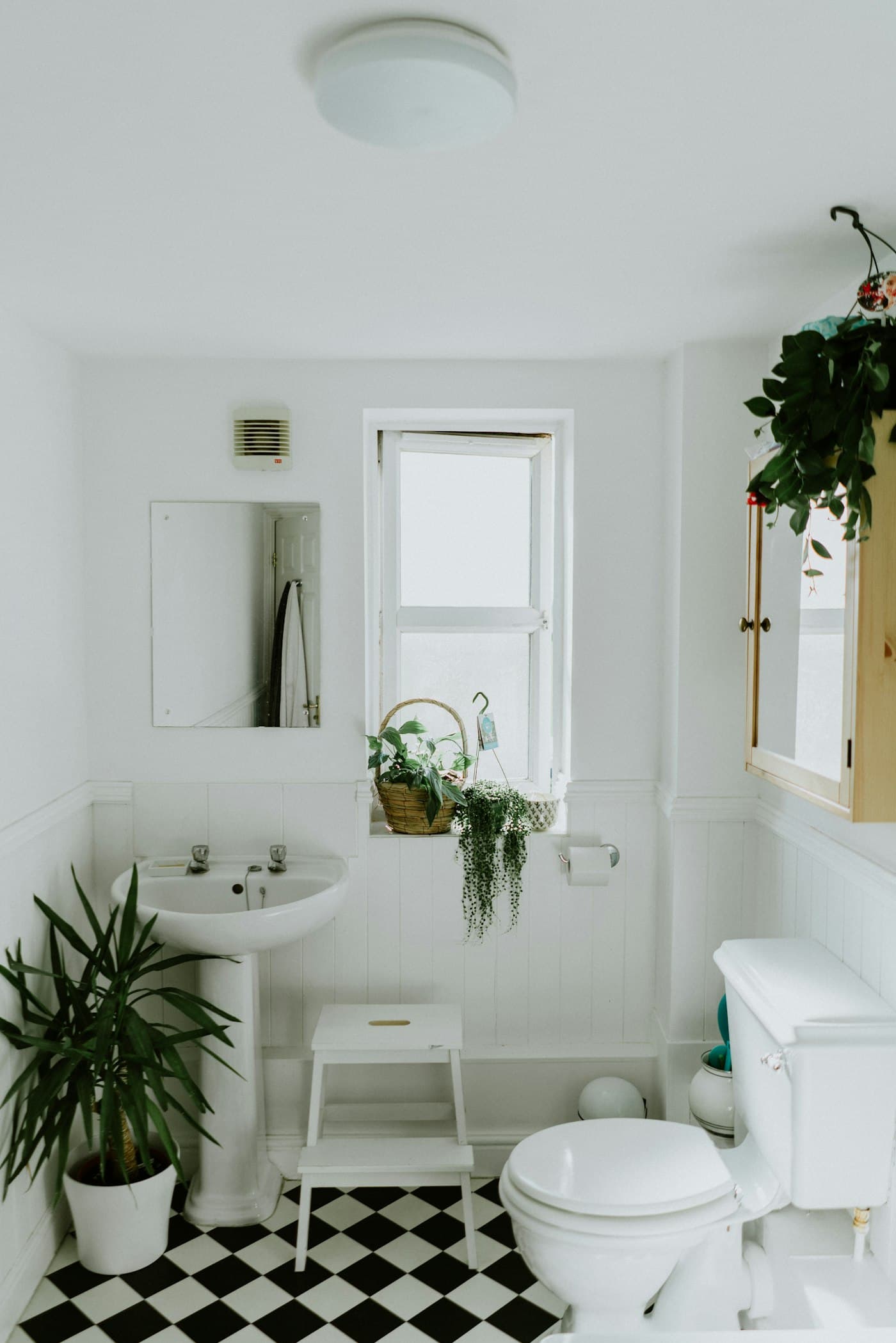 Bathroom stack repair — International City — representative project photography