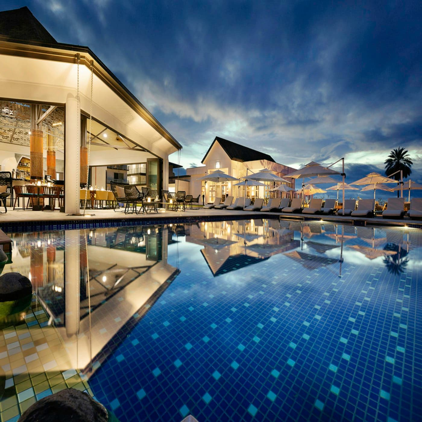 Hotel pool retile — Ras Al Khaimah — representative project photography
